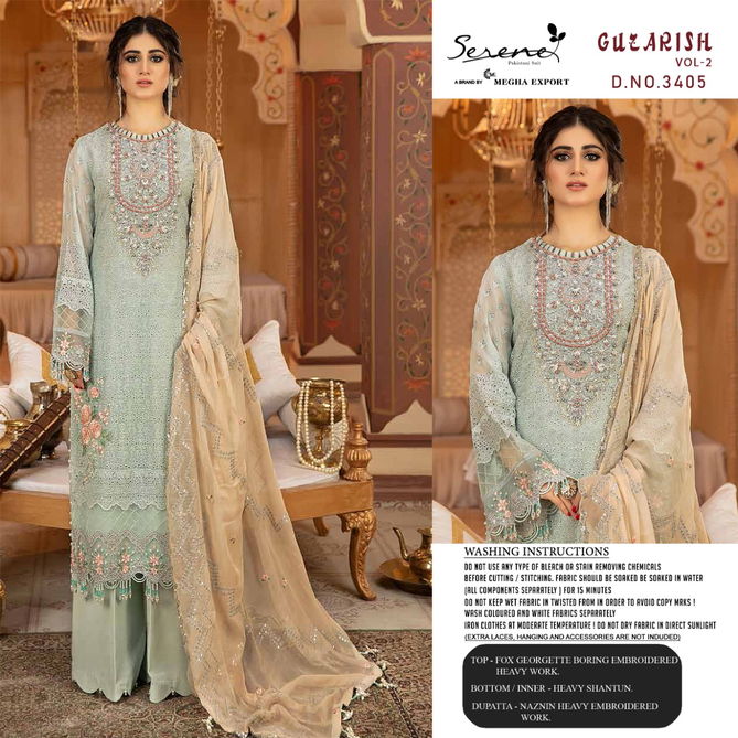 Serene Guzarish 2 Georgette Heavy Festive Wear Pakistani Salwar Kameez collection